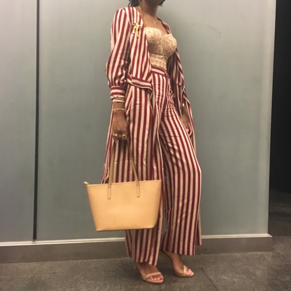 Zara Candy stripped Top & Bottom - Picture 4 of 4